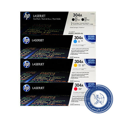 ست کارتریج چهار رنگ HP 304A