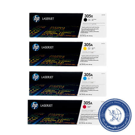 ست چهار رنگ کارتریج HP 305A