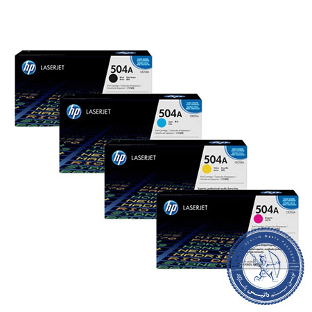 ست کارتریج رنگی HP 504A چهار رنگ