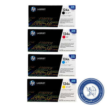 ست کارتریج رنگی اچ پی چهار رنگ HP 124A