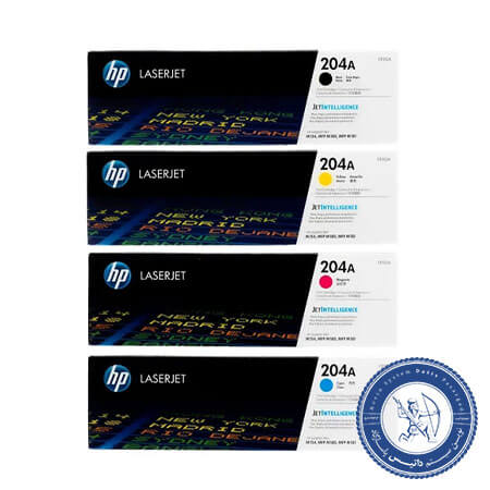 ست کارتریج HP 204A چهار رنگ