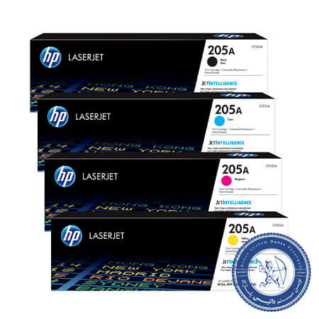 ست کارتریج رنگی HP 205A